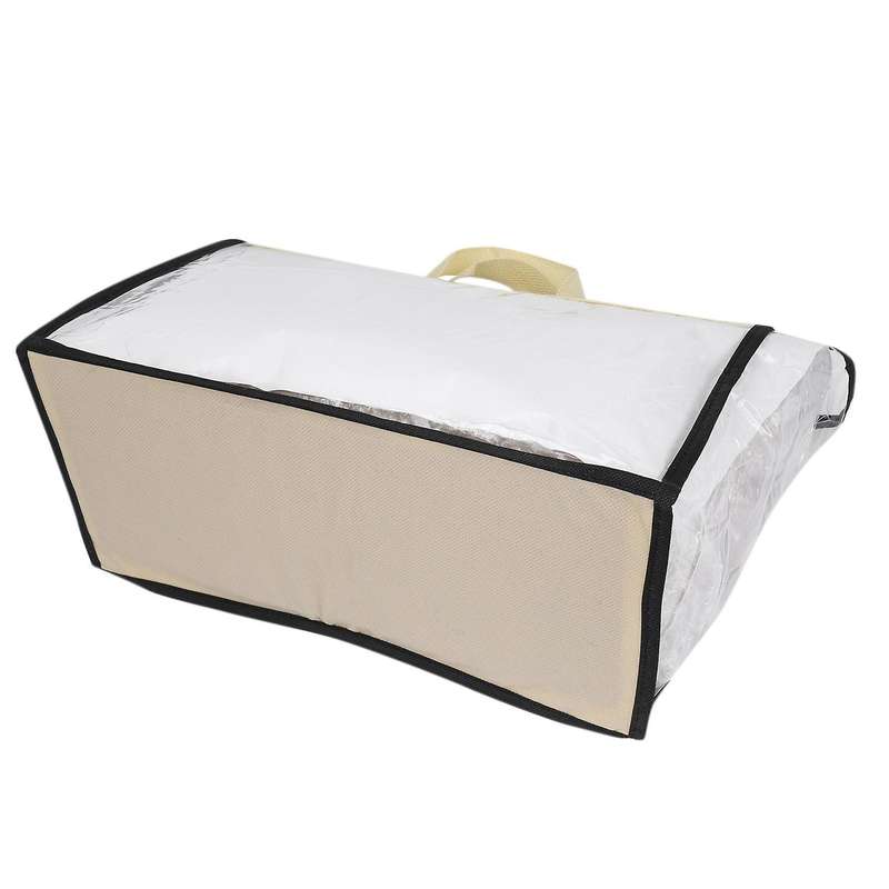 Clear Cover Craft Storage Bag with Zipper for Dust Moisture Proof