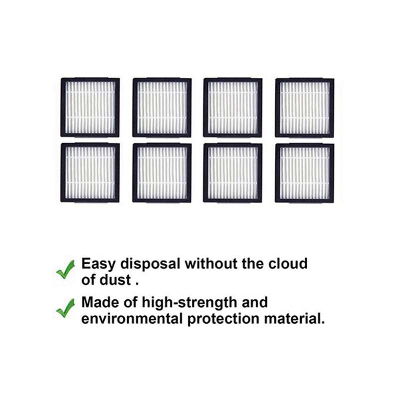 18pcs Rolling Brush Hepa Filter Side Brush for Irobot Roomba I7 I7+