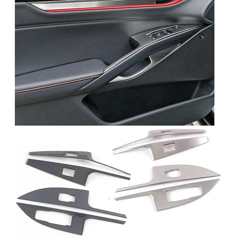 For Ford Evos 2022 Stainless Steel Car Window Glass Lift, Silver