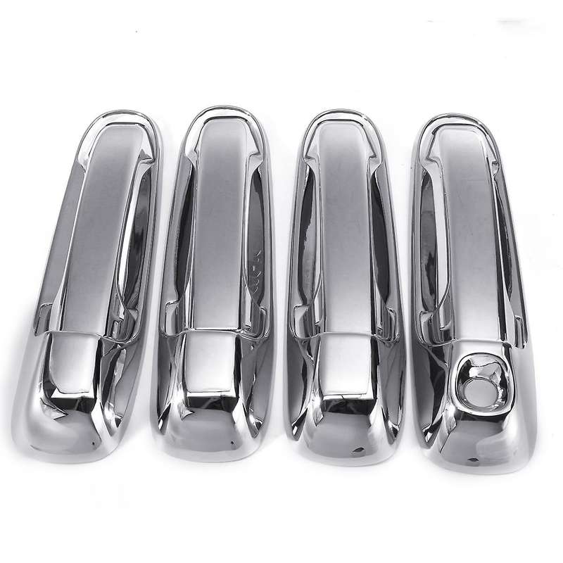 8pcs Door Handle Cover for Ram 1500 2500 3500 4500 02-08 Chrome