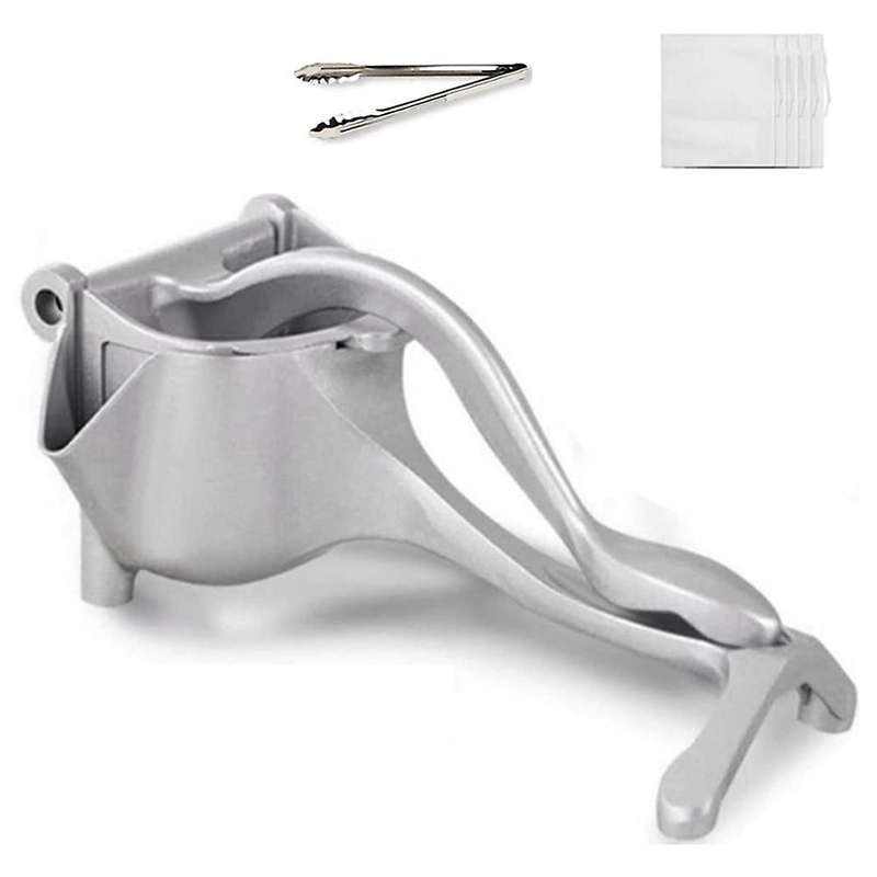 Juice Squeezer Manual Juicer - with Food Tong Filter Bags for Juicing
