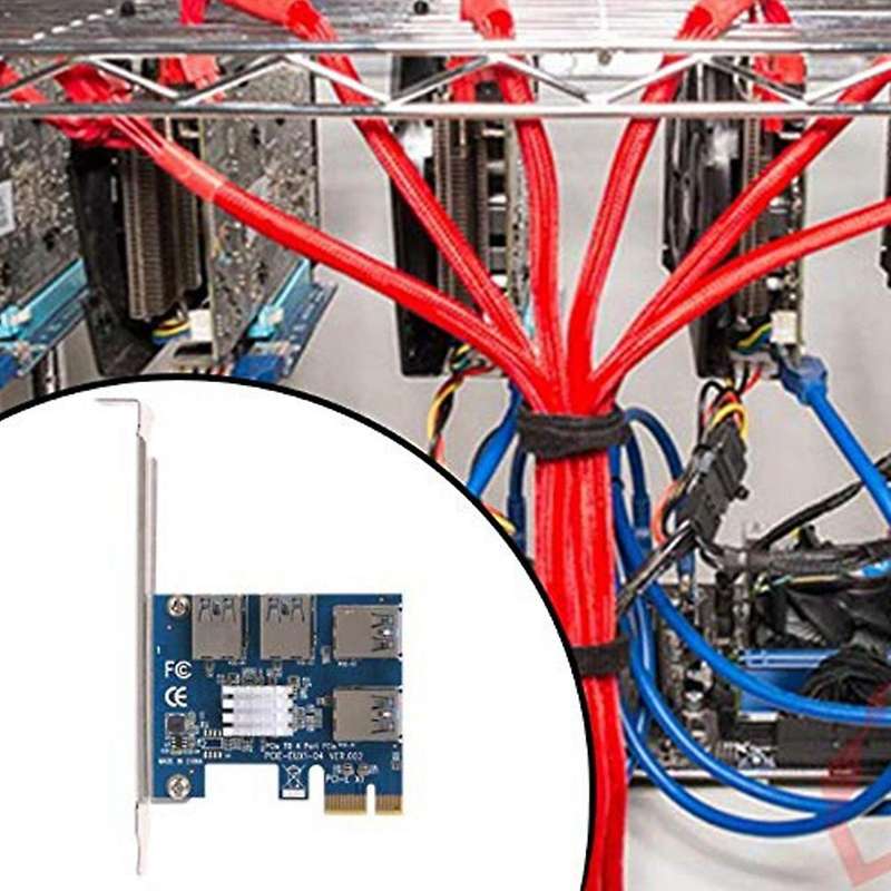 Pci-e to Pci-e Adapter Usb 3.0 Riser Card Pcie Converter for Mining