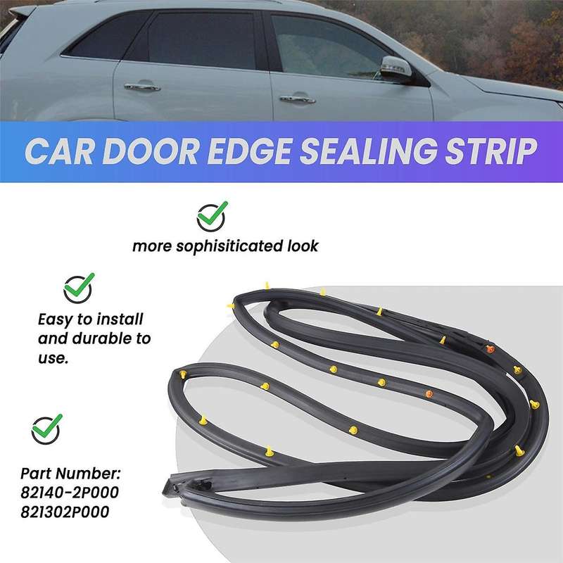 Automobile Door Side Weather Strip Rubber Seal for Sorento 2009-2015 82140-2P000 Sorento Parts