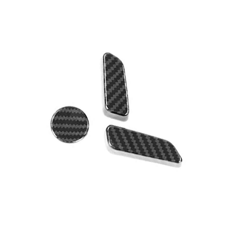 Automobile Electric Seat Adjustment Button Decorative Stickers Kits for Model Y Interior Modificatio