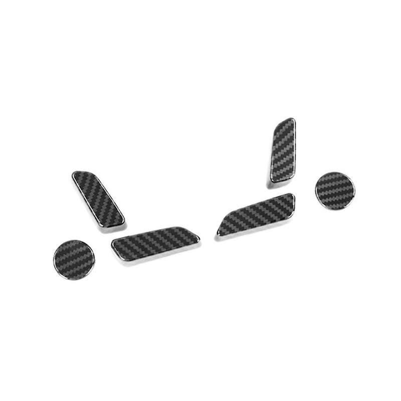 Automobile Electric Seat Adjustment Button Decorative Stickers Kits for Model Y Interior Modificatio