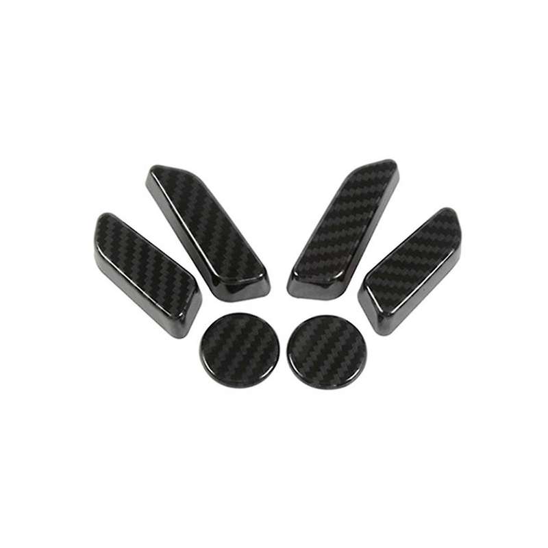 Automobile Electric Seat Adjustment Button Decorative Stickers Kits for Model Y Interior Modificatio