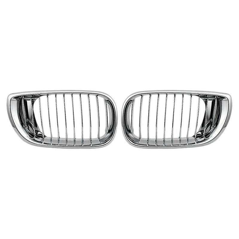 Automobile Forward Air Grille Chrome Ghost Mask Suitable for E46 4-door 2002-2005 51137030545 51137