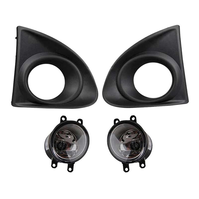 Automobile Front Fog Lamp Fog Lamp Cover Fog Lamp Assembly Halogen Bulb for Axio 2013 2014 2015