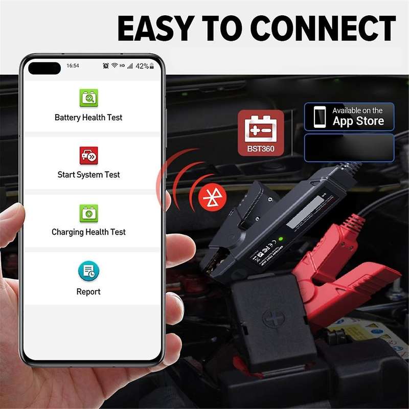 Automobile General Bluetooth Version 12V 2000CCA Battery Tester Voltage Battery Analyzer Storage Ba