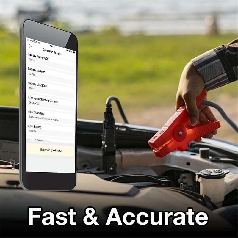Automobile General Bluetooth Version 12V 2000CCA Battery Tester Voltage Battery Analyzer Storage Ba