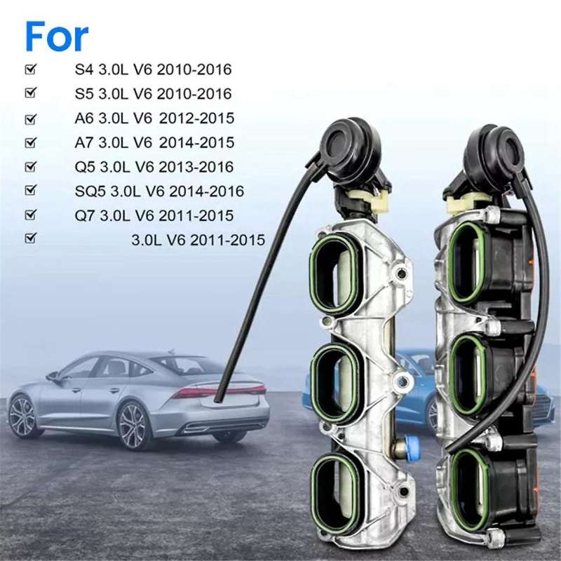 Automobile L& R Intake Manifolds for A6 A7 8 Q5 3.0 06E133109 06E133109AF 06E133110 3.0 Engine