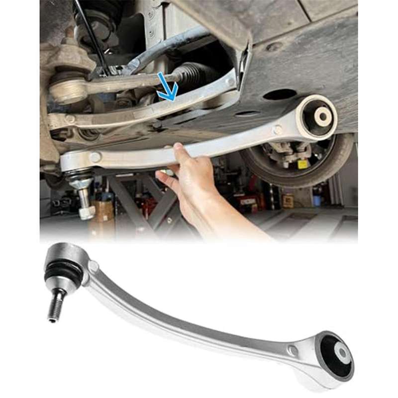 Automobile Left Front Lower Bent Arm Assembly Front Lower Curved Arm Control Arm for Model S/X 1041