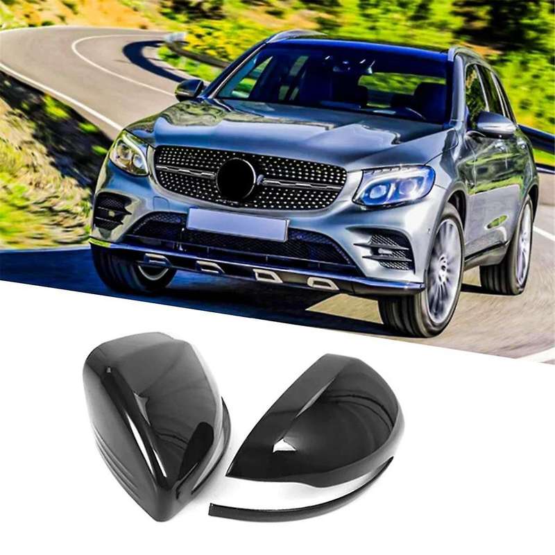 Automobile Rearview Mirror Cover Protective Shell Reversing Mirror Cover for GLC 16-21 Modification