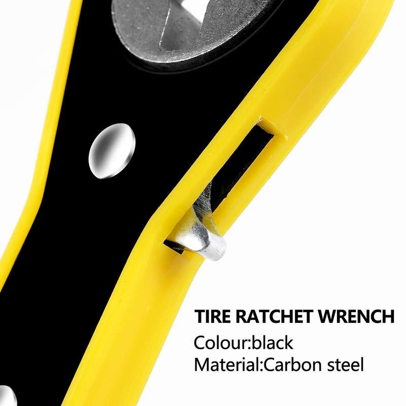 Automobile Tire Ratchet Wrench Tire Jack Removal Wrench Cross Jack