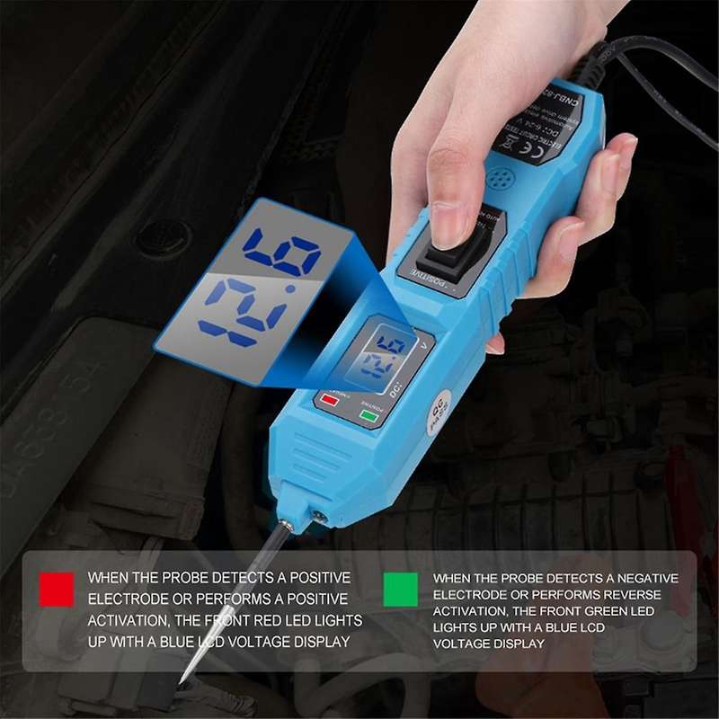 Automotive Circuit Tester Digital Test Electric Voltage Power Test System Probe Car Voltage Tester T
