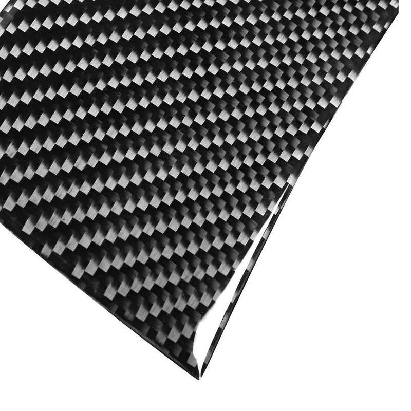 Automotive Carbon Fiber Decals Sticker Central Control CD Panel Decorative Sticker for 4 2010-2016