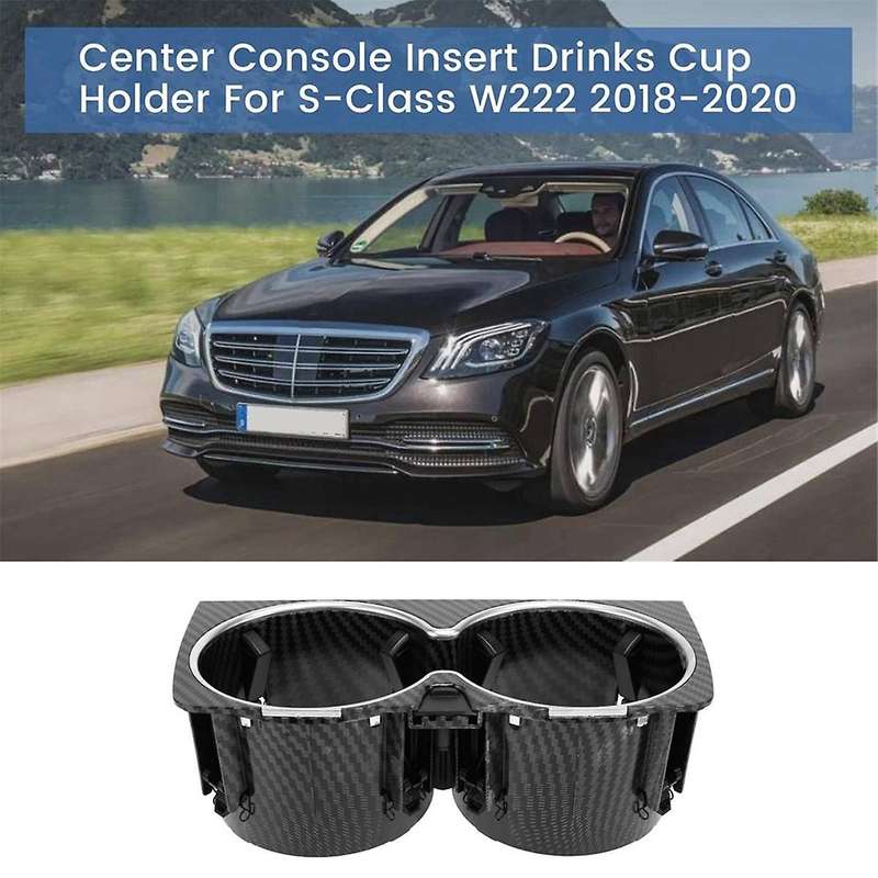 Automotive Center Console Drink Cup Holder Storage Box Water Cup Holder for W222 S-class 18-20 A2226