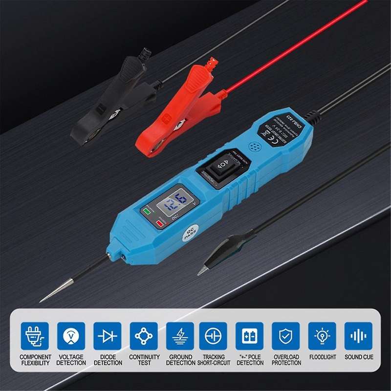Automotive Circuit Tester Digital Test Electric Voltage Power Test System Probe Car Voltage Tester