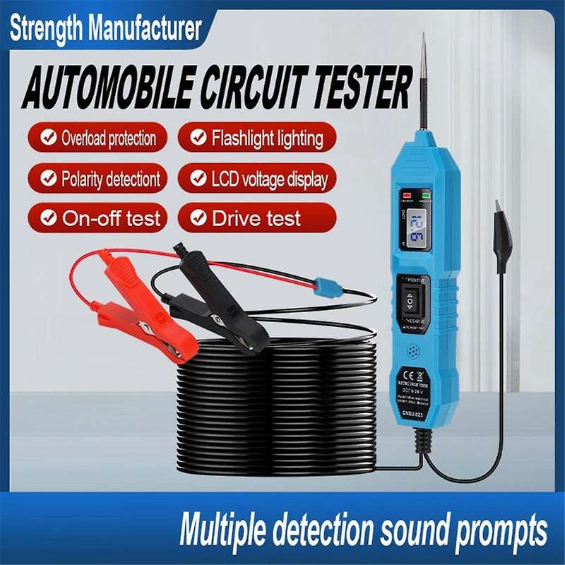 Automotive Circuit Tester Digital Test Electric Voltage Power Test System Probe Car Voltage Tester