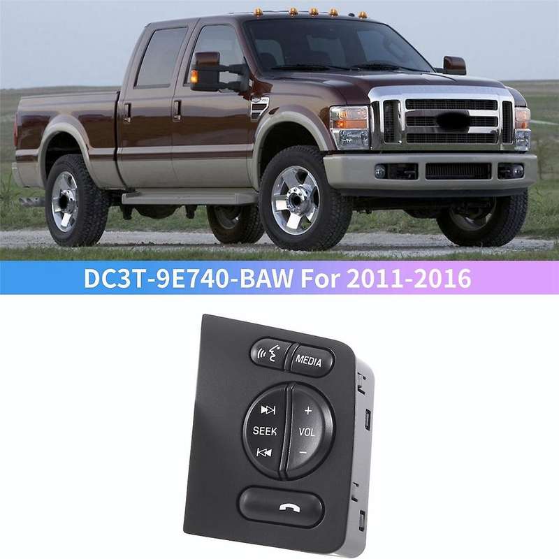 Automotive Cruise Control Switch Steering Wheel Audio Button for 2011-2016 Dc3t-9e740-baw