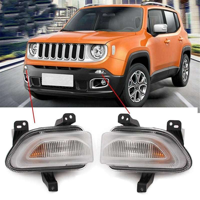 Automotive Daytime Running Lights Front Bar Lights Headlights for Liberty 68256431aa 68256432aa