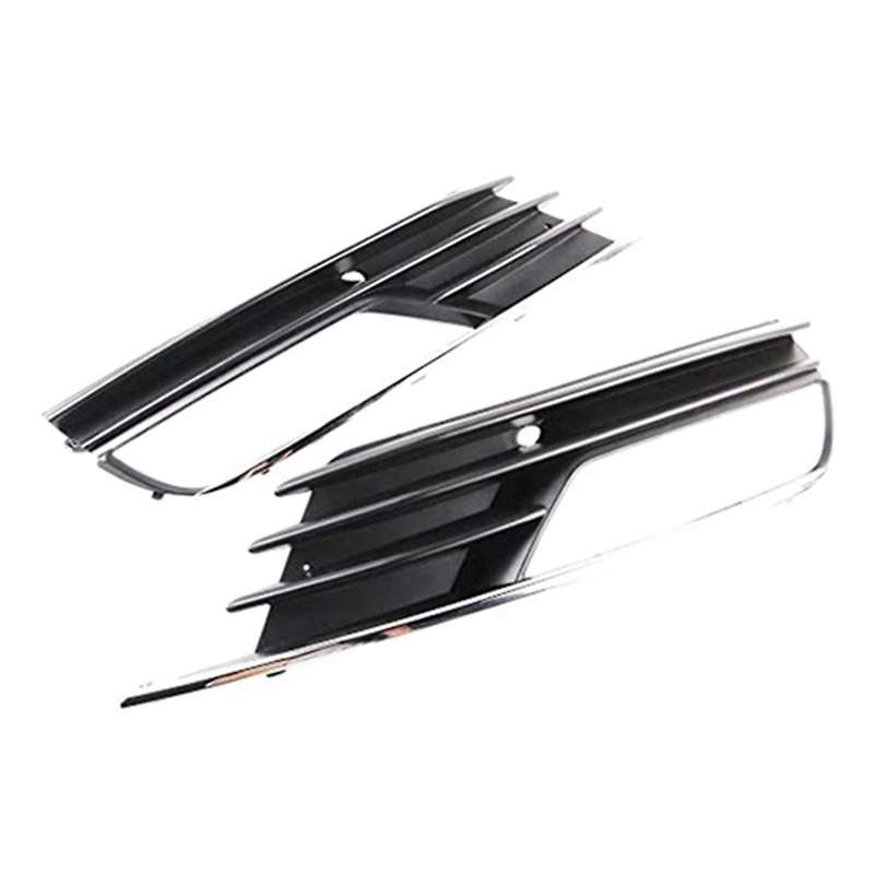 Automotive Front Bumper Fog Light Cover Fog Light Grille for A3 Sedan 2013-2017 8v5807681a 8v5807682