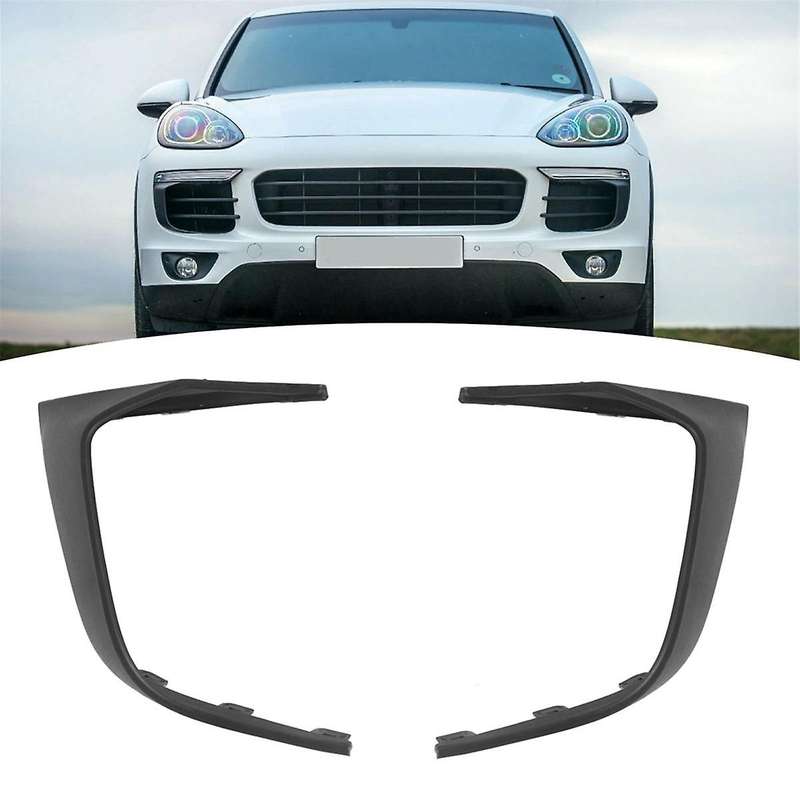 Automotive Front Bumper Fog Light Grille Air Guide Trim for 958 2015-2018 95850594500 95850594600