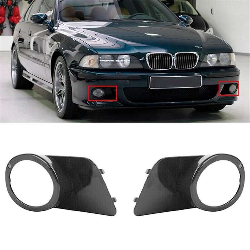 Automotive Front Fog Lamps Fog Lamp Decorative Grille for 5 Series E39 1998-2003 51112496283 5111249