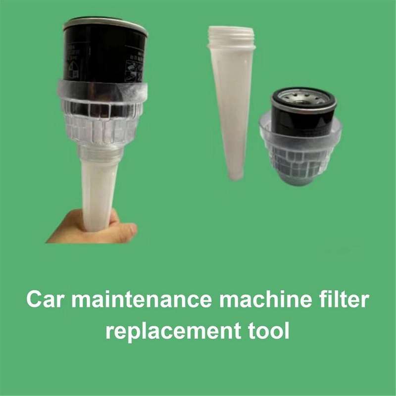 Automotive Funnels Anti-Scalding Freedom Funnel Anti-Scalding Spill-Free Oil Filter Funnel for Car R