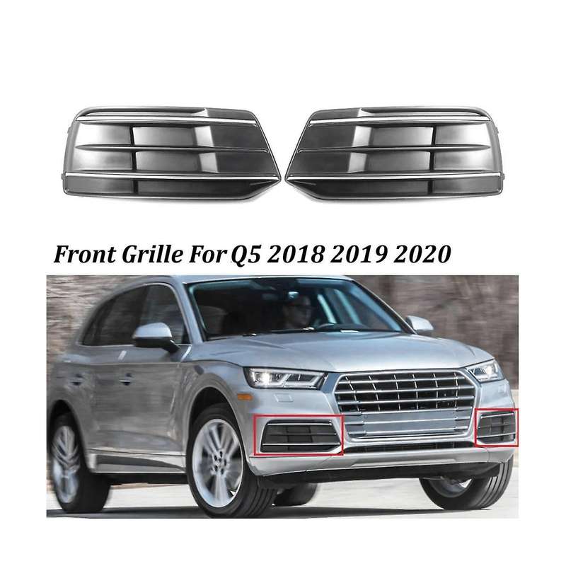 Automotive Grille Baffle Lower Mesh Fog Light Grille Fog Light Frame for Q5 2018-2020 0a807679d 80a8
