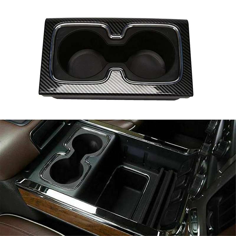 Automotive Interior Center Console Cup Holder for 1500 2500 Hd 3500 Hd 23467147 23467146 Carbon
