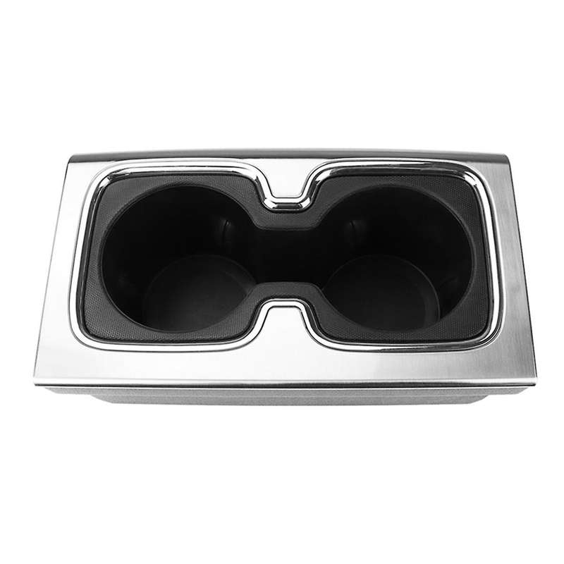 Automotive Interior Center Console Cup Holder for 1500 2500 Hd 3500 Hd 23467147 Silver