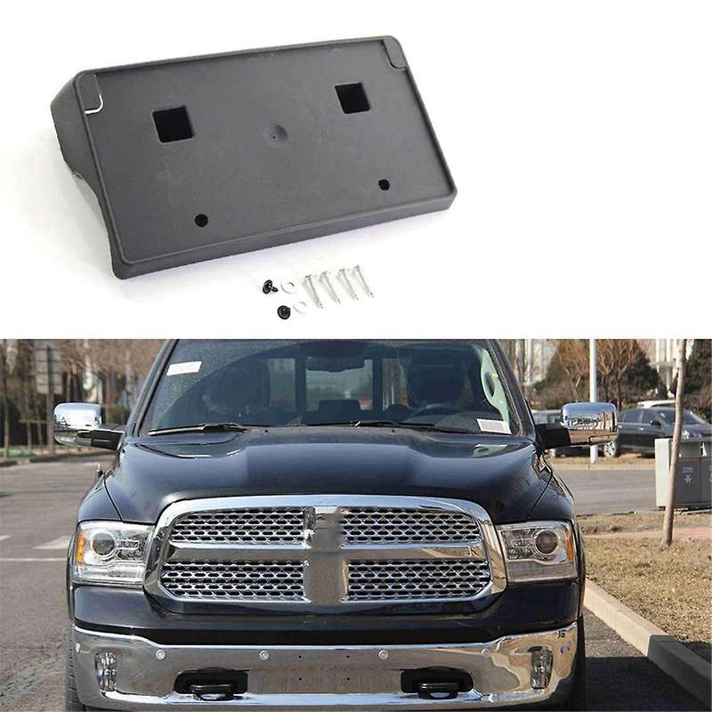 Automotive License Plate Photo Holder License Plate Holder Mounting Bracket for Ram 2500 3500 2019-2