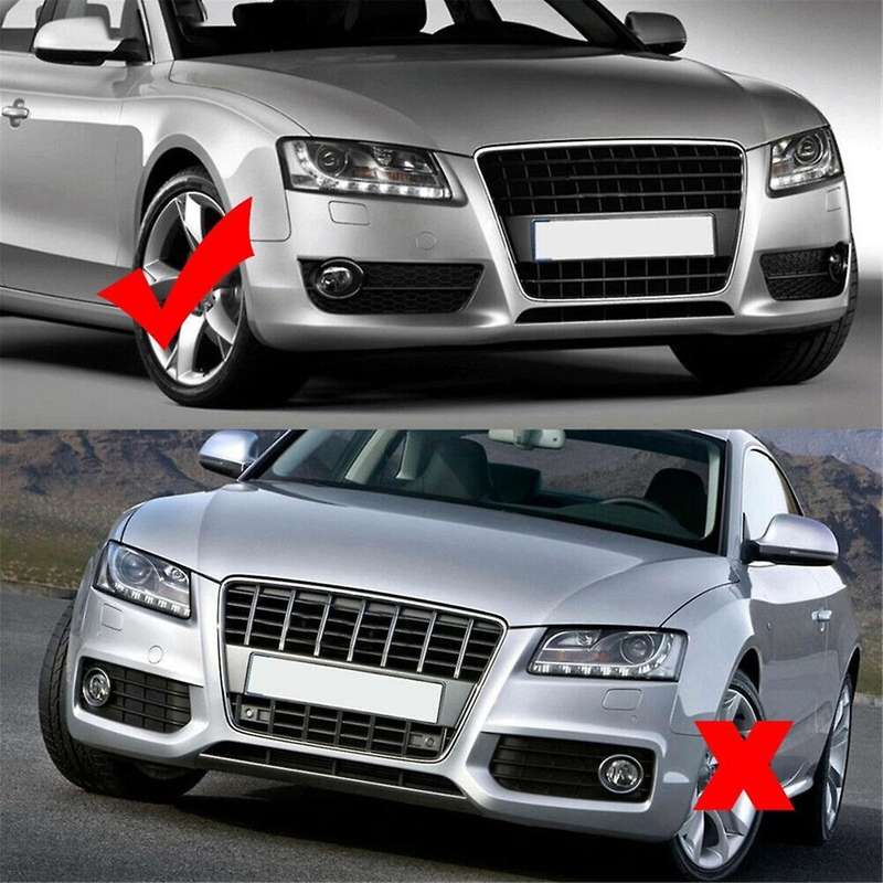 Automotive Lower Mesh Grille Fog Lamp Frame Lower Center Mesh Fog Lamp Frame for A5 2008-2011 8t0807