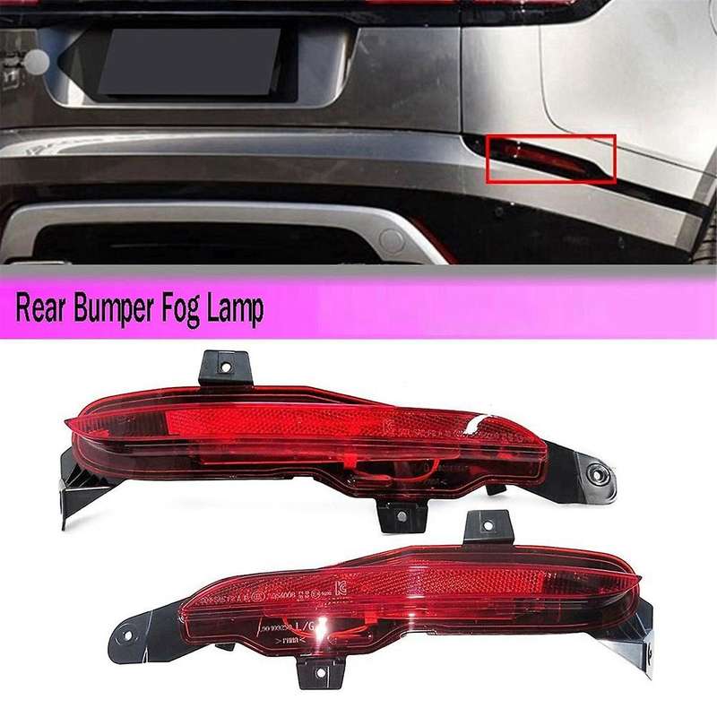 Automotive Rear Bumper Lights Rear Reflector Rear Fog Lights for 2018-2019 Lr093439 Lr093440