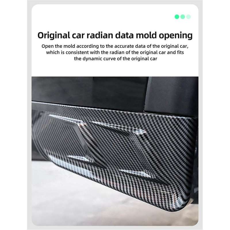 Automotive Rear Lip Side Wrap Corner Rear Lip Corner Rear Scoop Wrap Corner Spoiler Trim for Model
