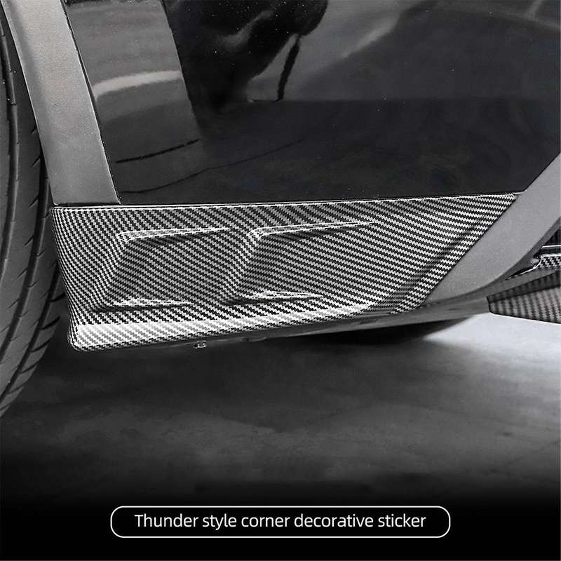 Automotive Rear Lip Side Wrap Corner Rear Lip Corner Rear Scoop Wrap Corner Spoiler Trim for Model