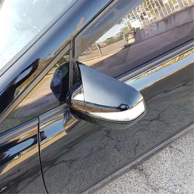 Automotive Rearview Mirror Cover Horn Side Mirror Shell Decoration for 8th Gen 2006-2011