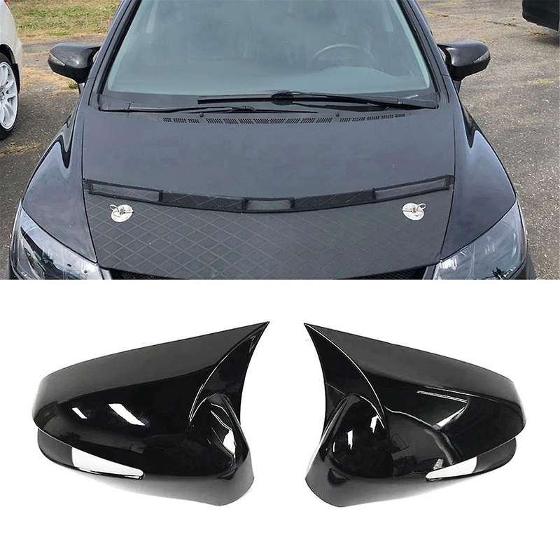 Automotive Rearview Mirror Cover Horn Side Mirror Shell Decoration for 8th Gen 2006-2011