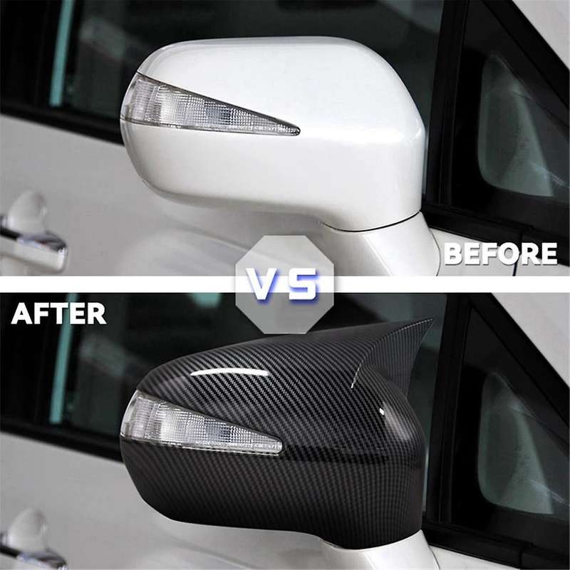 Automotive Rearview Mirror Cover Horn Horn Side Mirror Housing Decoration for 8th Gen 2006-2011