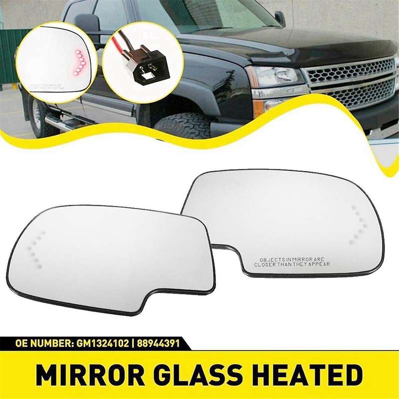 Automotive Side Rearview Mirror Glass Heated Mirror Reversing Mirror Lens for 88944391 88944392