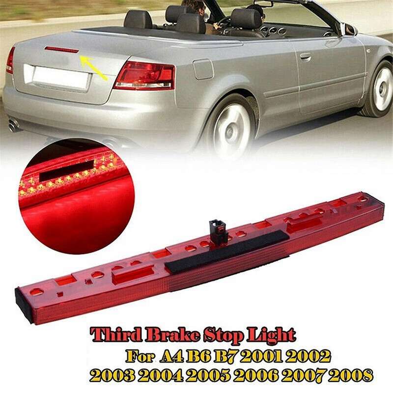 Automotive Third Brake Light Led High Mounted Brake Light for A4 Rs4 S4 B6 B7 2002-2008 8e5945097c