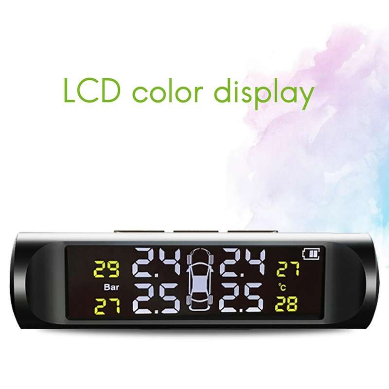 Automotive Wireless Tire Pressure Monitoring System Tpms External Car Precision Tire Pressure Temper