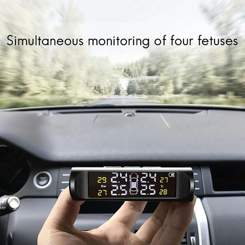 Automotive Wireless Tire Pressure Monitoring System Tpms External Car Precision Tire Pressure Temper