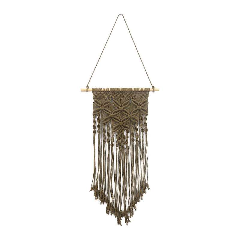 A-Wall Hanging Knitted Tapestry Style Hand-Woven Tapestry Macrame Home Decorations