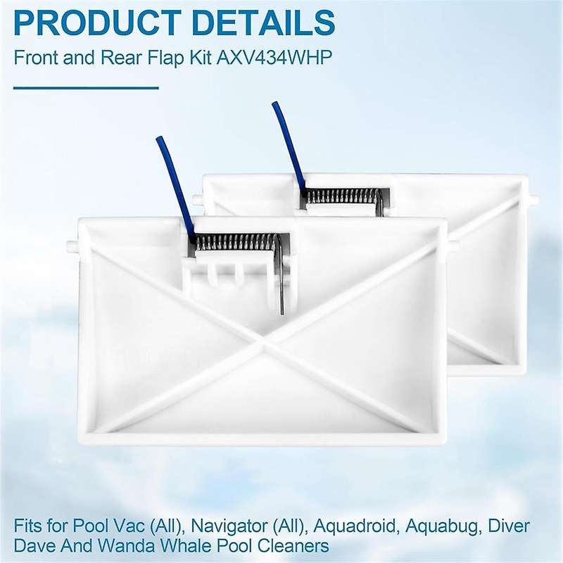 AXV434WHP Pool Cleaner Flap Kit for Navigator Navigator Plus Pool Ultra, Fit for Pool Cleaners
