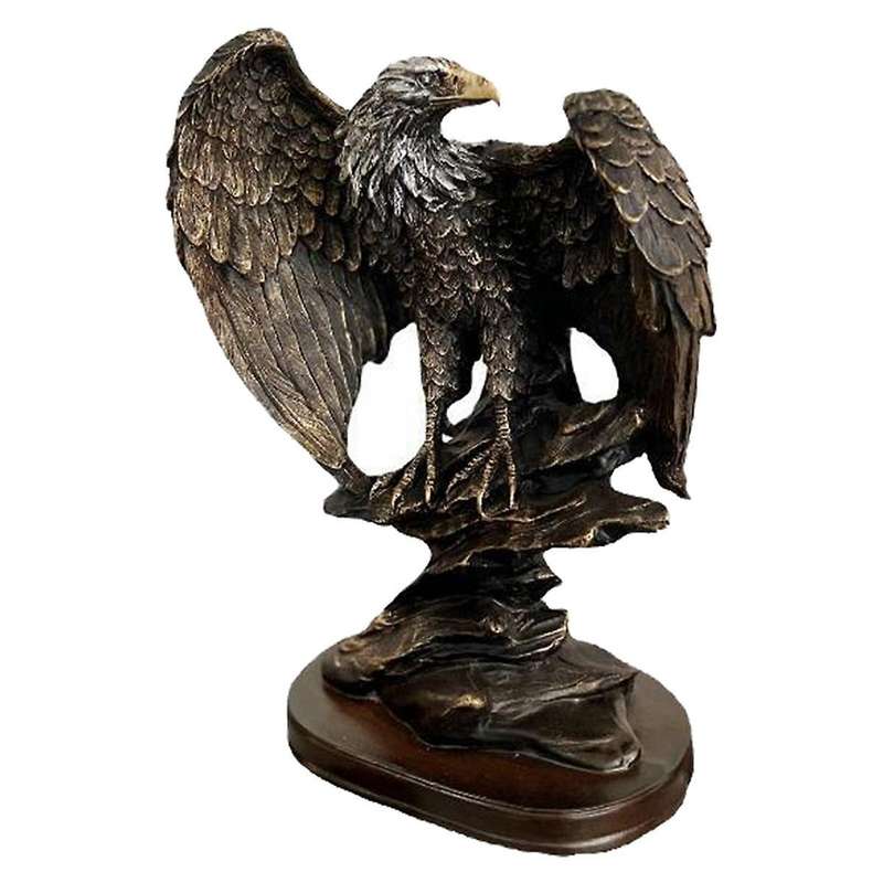 B Imitation Root Animal Head Statue, Retro Sculpture,Artificial Resin Ornaments,Suitable for Office