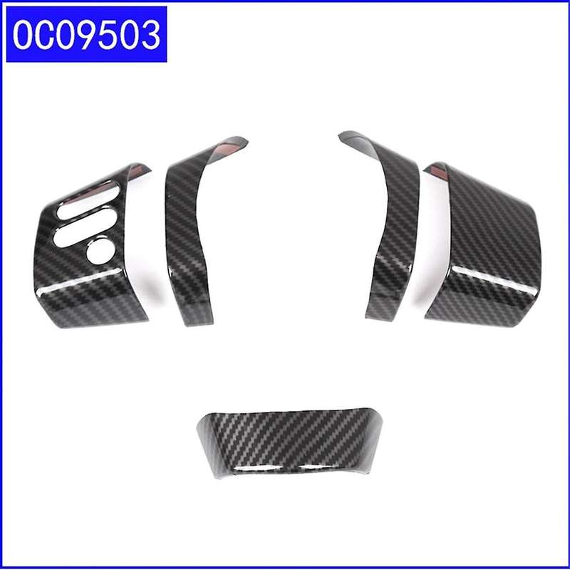 B- Steering Wheel Cover Button Decoration Stickers Trim for 2007-2021