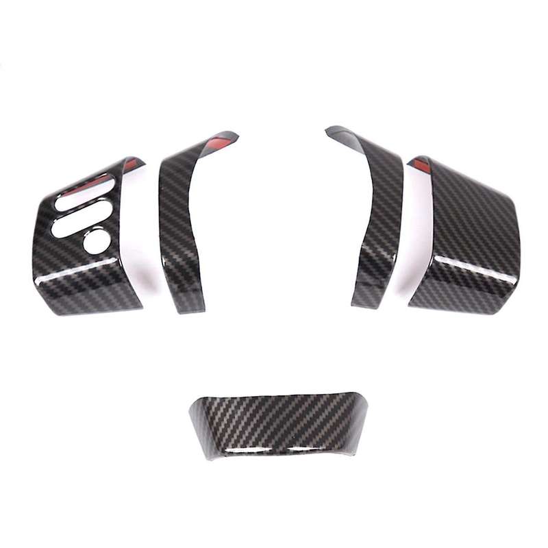 B- Steering Wheel Cover Button Decoration Stickers Trim for 2007-2021