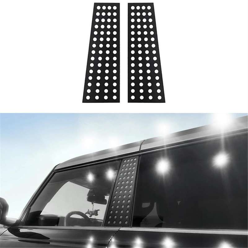 B Pillar Decals Window Center Pillar Panel Cover for 2021-2023 B Pillar Trim Cover Accessories Alumi